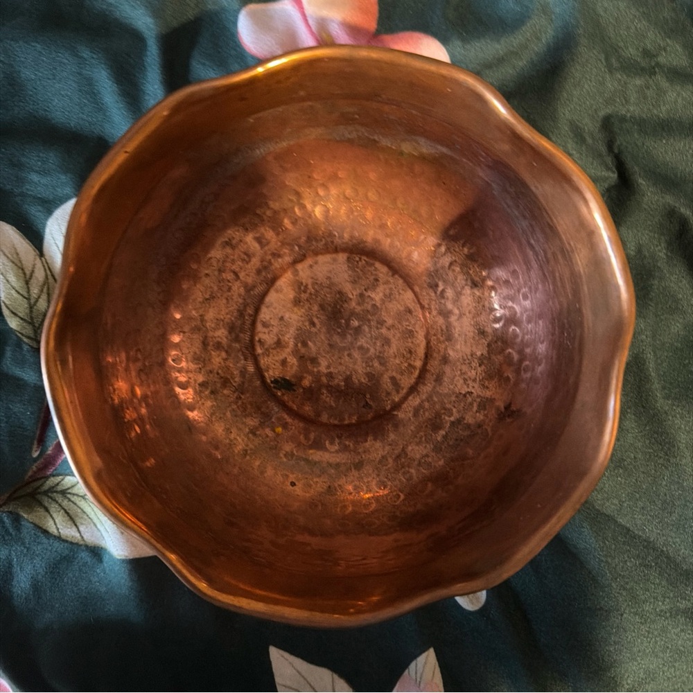 Bronze Brass Bowl Vintage - Picture 2 of 3